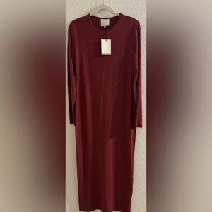 Reformation Tommie long sleeve stretch dress- size L